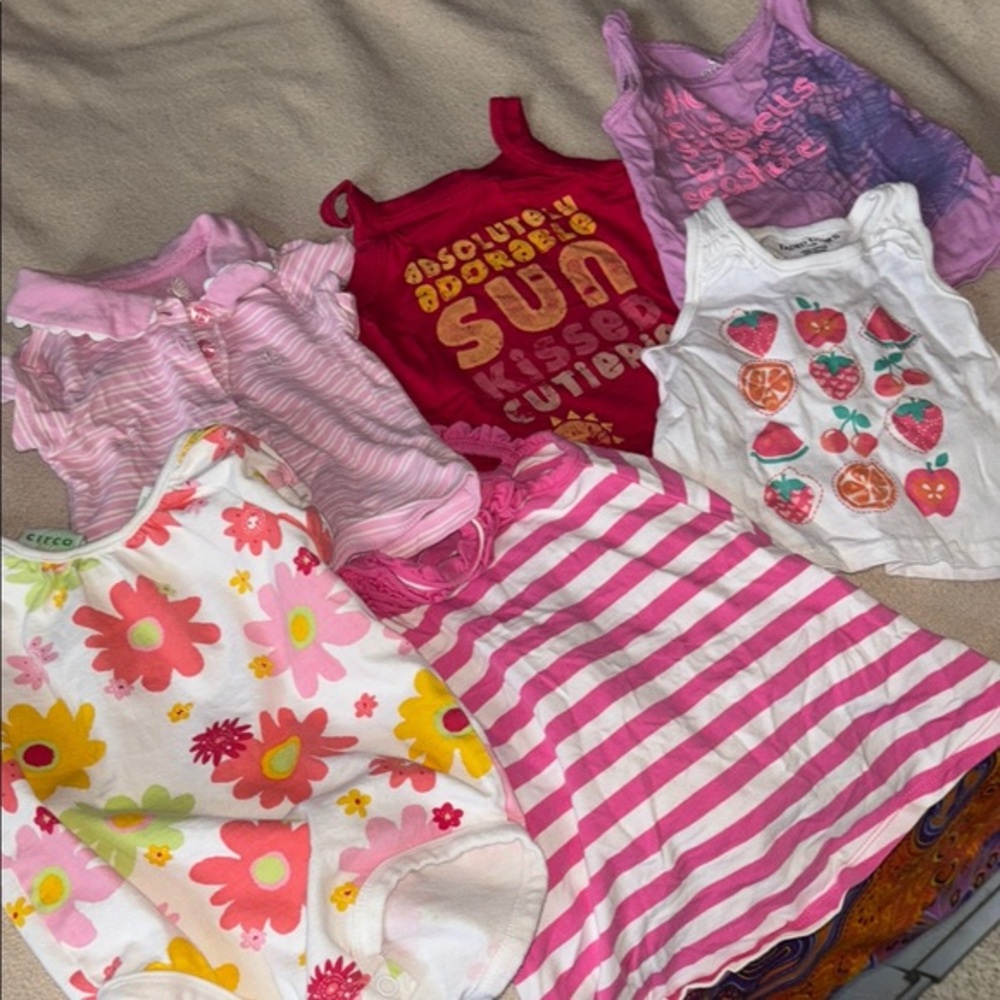 Girls' 6-12 months Summer Clothing Bundle